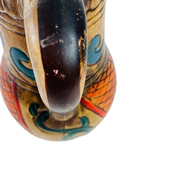 Southwestern Boho Vase Pitcher 9 Inch Primitive Earthy VTG Native Vibe - Picture 14 of 14